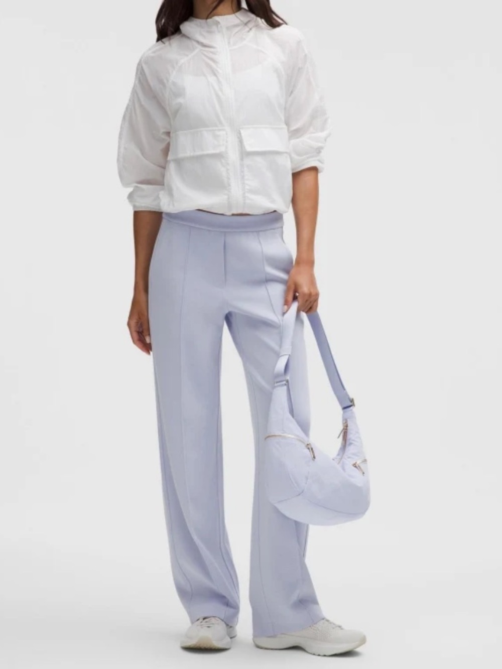 Lululemon Softstreme Pintuck Mid-Rise Pant Size S Reg, Serene Blue, Brand new.